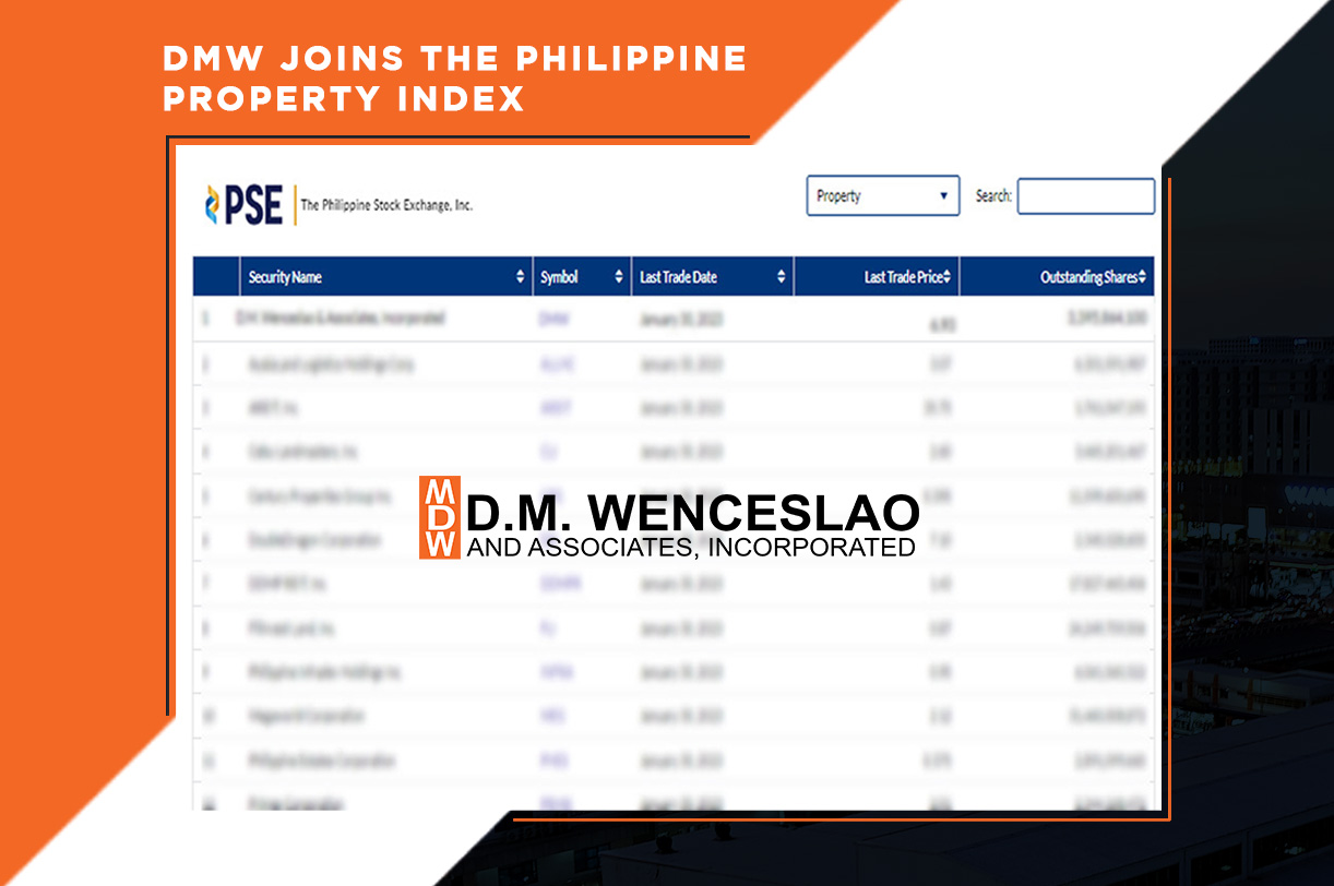 DMW joins the Philippine Property Index